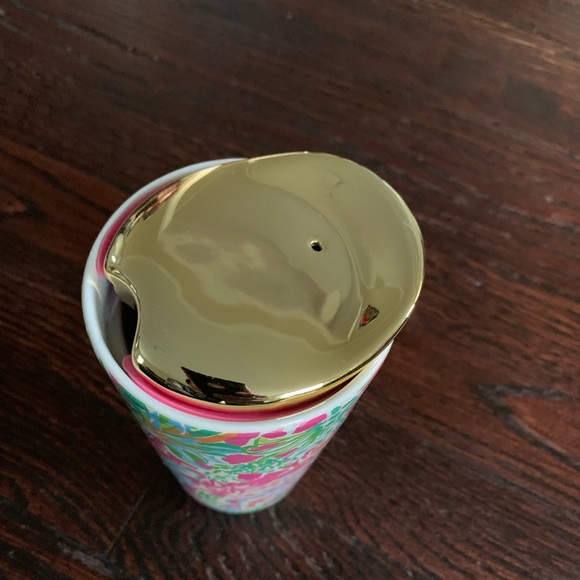 Lilly Pulitzer Pink and White Tumbler - Picture 14 of 16